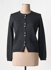 Gilet manches longues gris DUGER pour femme seconde vue