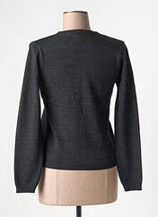 Gilet manches longues gris DUGER pour femme seconde vue