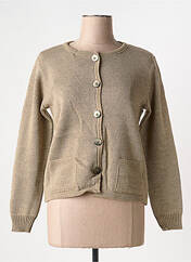 Gilet manches longues marron DUGER pour femme seconde vue