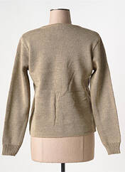 Gilet manches longues marron DUGER pour femme seconde vue