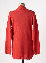 Gilet manches longues orange DUGER pour femme seconde vue