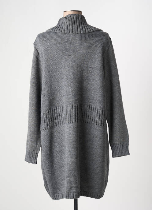 Gilet manches longues gris DUGER pour femme