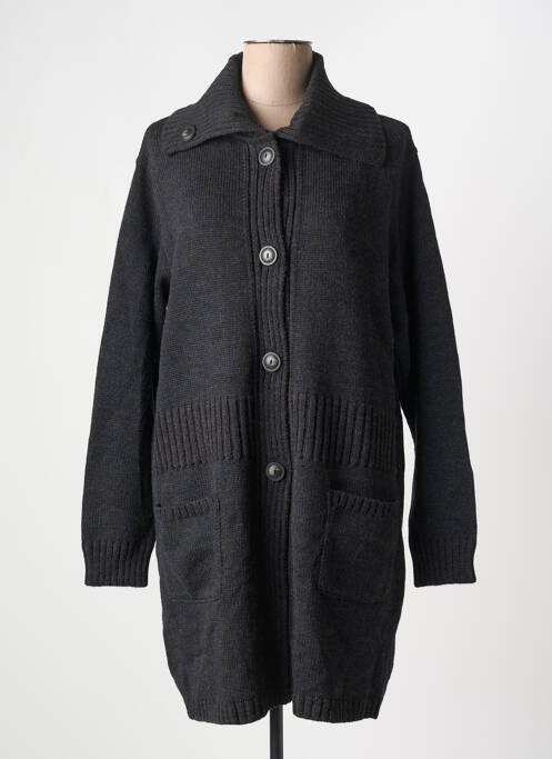 Gilet manches longues gris fonce DUGER pour femme