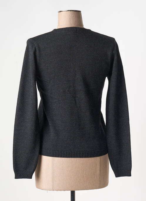 Gilet manches longues gris DUGER pour femme