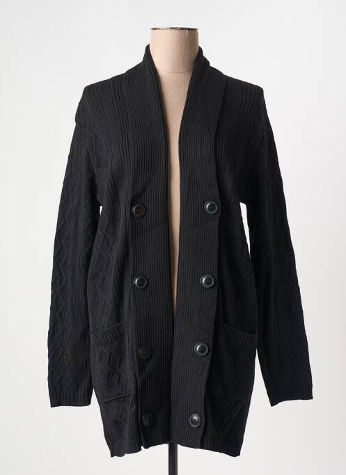 Gilet manches longues noir DUGER pour femme