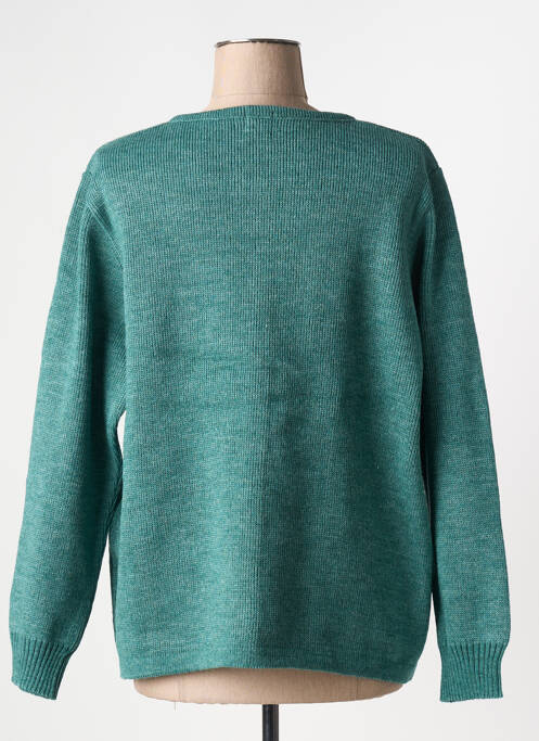 Gilet manches longues vert DUGER pour femme