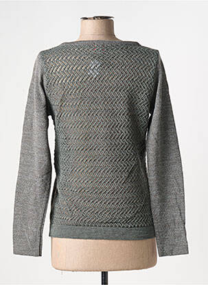 Pull coupe cintrée manches longues gris DUGER femme