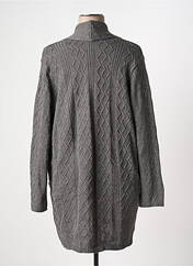 Gilet manches longues gris DUGER pour femme seconde vue