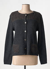 Gilet manches longues marron DUGER pour femme seconde vue