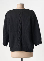 Gilet manches longues noir DUGER pour femme seconde vue