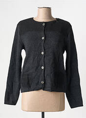 Gilet manches longues noir DUGER pour femme seconde vue