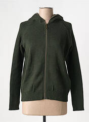 Gilet manches longues vert DUGER pour femme seconde vue