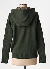 Gilet manches longues vert DUGER pour femme seconde vue