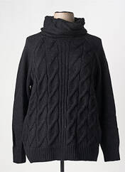 Pull col roulé noir DUGER pour femme seconde vue