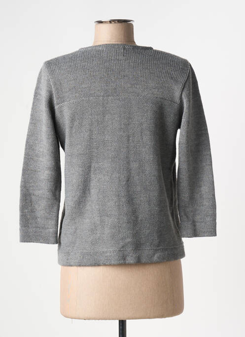 Gilet manches longues manches 3/4 gris DUGER femme