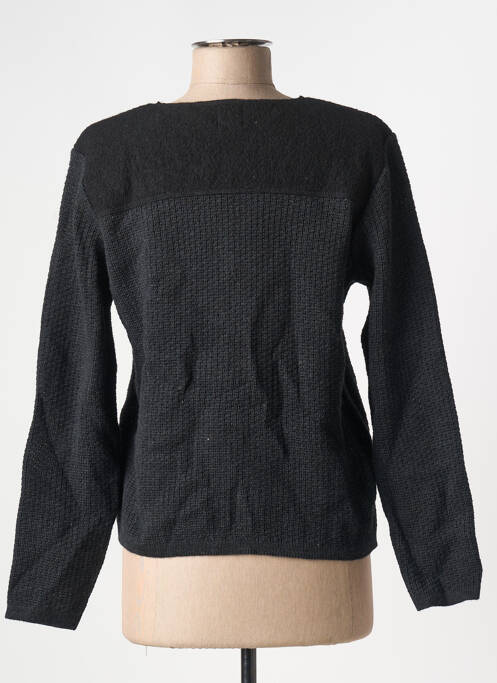 Gilet manches longues fermeture boutonnée sur le devant noir DUGER femme