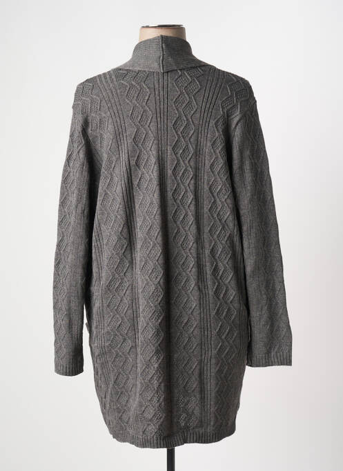 Gilet manches longues gris DUGER femme