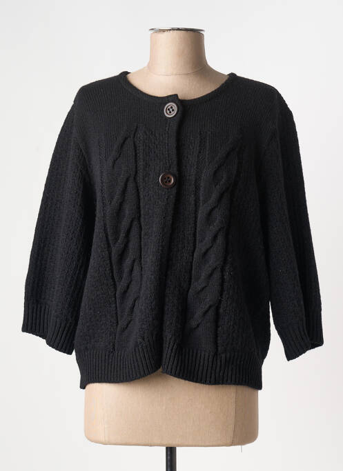 Gilet manches longues noir DUGER pour femme