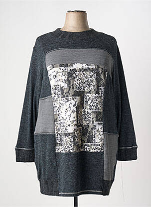 Robe pull resserrée sur le bas manches longues gris S.QUISE femme