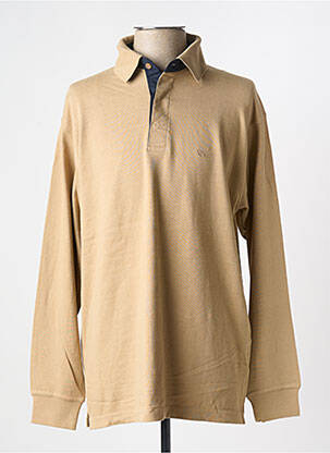 Polo manches longues manches longues beige ALLONA homme