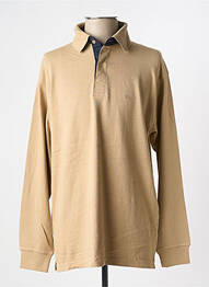 Polo manches longues manches longues beige ALLONA homme