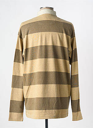 Polo coupe droite manches longues beige ALLONA femme