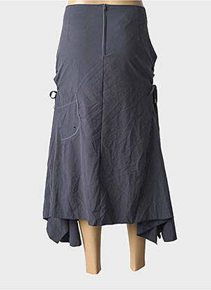 Jupe mi-longue coupe évasée gris FRANSTYLE femme