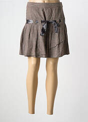 Jupe courte marron VUE SUR MER pour femme seconde vue
