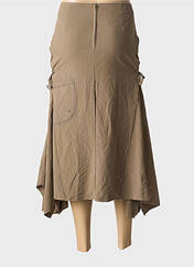 Jupe mi-longue beige FRANSTYLE pour femme seconde vue