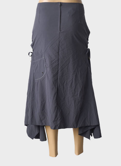 Jupe mi-longue gris FRANSTYLE pour femme