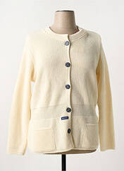 Gilet manches longues beige DUGER pour femme seconde vue