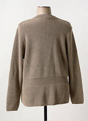 Gilet manches longues marron DUGER pour femme seconde vue