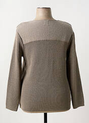 Gilet manches longues marron DUGER pour femme seconde vue