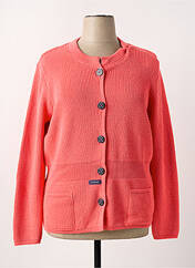 Gilet manches longues orange DUGER pour femme seconde vue