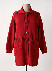 Gilet manches longues rouge DUGER pour femme seconde vue