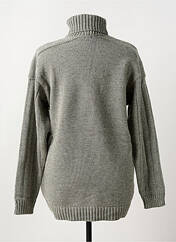 Pull col roulé gris DUGER pour femme seconde vue