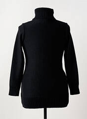 Pull col roulé noir DUGER pour femme seconde vue
