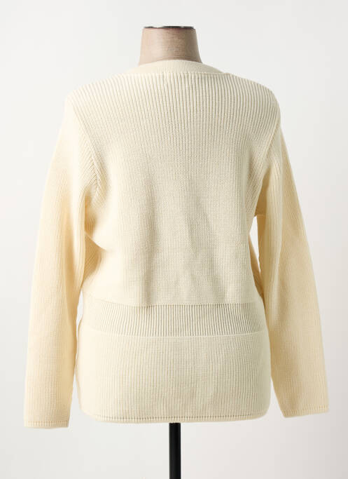 Gilet manches longues beige DUGER pour femme