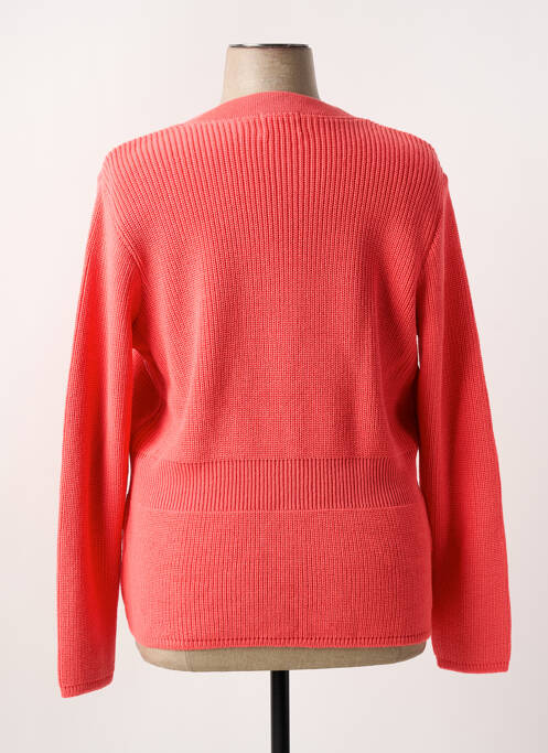 Gilet manches longues orange DUGER pour femme