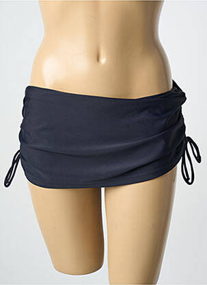 Bas de maillot de bain tissage satiné culotte noir SUN PROJECT femme