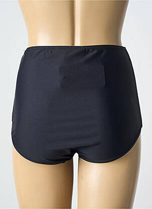 Bas de maillot de bain tissage satiné culotte noir SUN PROJECT femme