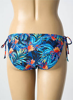 Bas de maillot de bain imprimé tie and dye bikini bleu SUN PROJECT femme