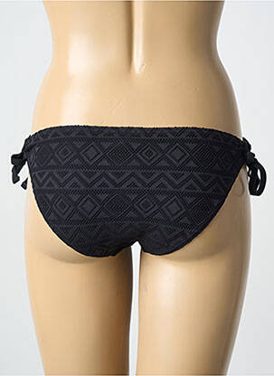 Bas de maillot de bain fermeture liens à nouer bikini noir DAG ADOM femme