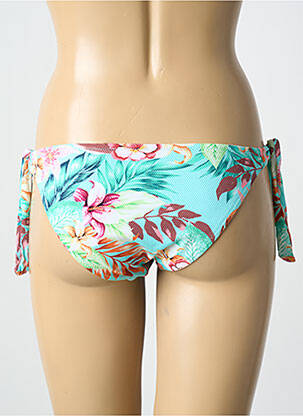 Bas de maillot de bain imprimé tie and dye bikini bleu YSABEL MORA femme