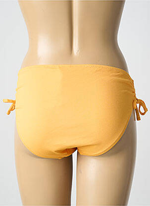 Bas de maillot de bain fermeture liens à nouer culotte jaune YSABEL MORA femme