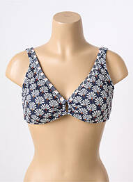 Haut de maillot de bain haut soutien-gorge moulé haut soutien-gorge moulé bleu JESSY BEACHWEAR femme