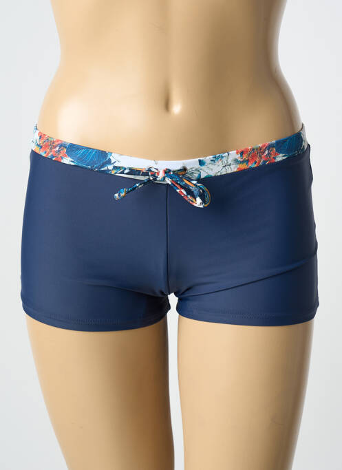 Bas de maillot de bain shorty shorty bleu LAGON BLEU femme
