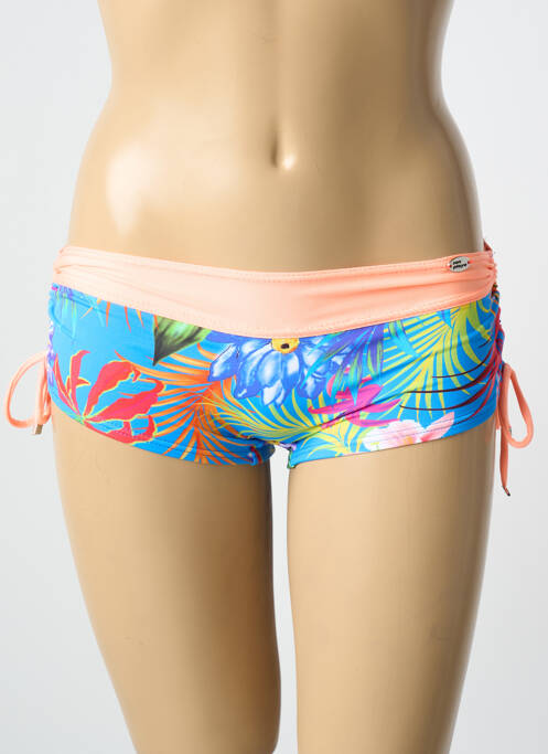 Bas de maillot de bain shorty shorty bleu SUN PLAYA femme