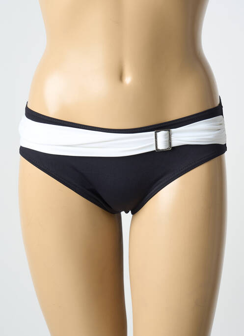 Bas de maillot de bain effet matière satinée culotte noir SUN PLAYA femme