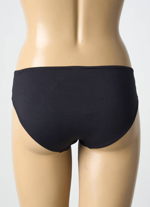 Bas de maillot de bain effet matière satinée culotte noir SUN PLAYA femme